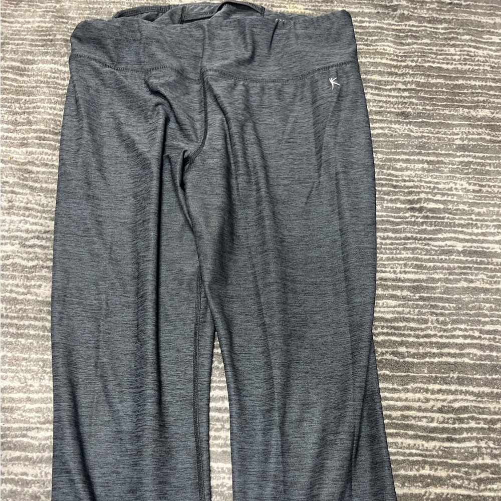 Grey and black leggings